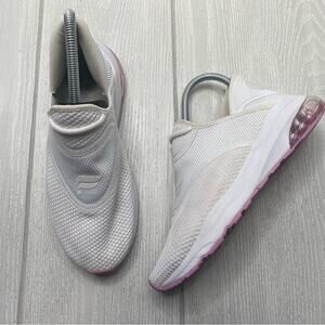 Fabletics Women's White Mesh & Purple Performance Slip On Sneaker Size 7